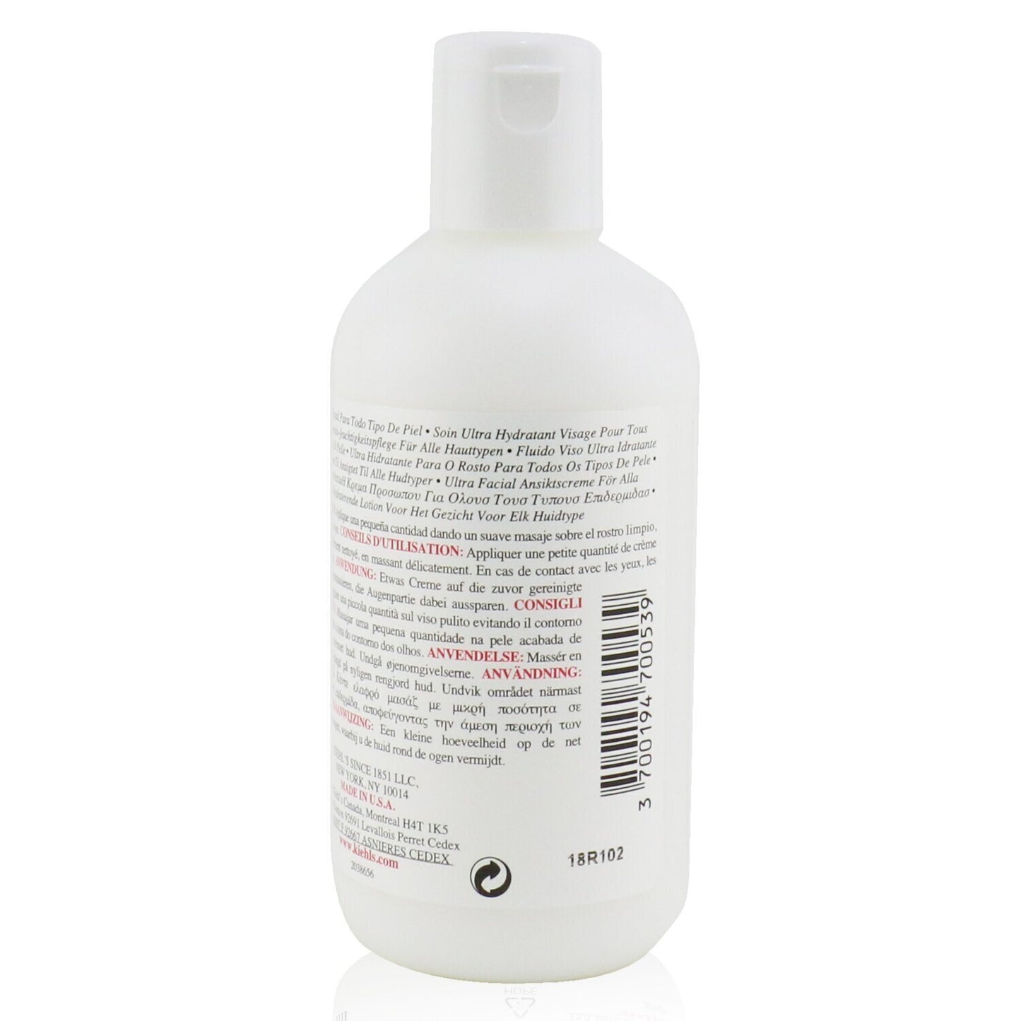 KIEHL'S - Ultra Facial Moisturizer - For All Skin Types 70053/S10921 250ml/8.4oz