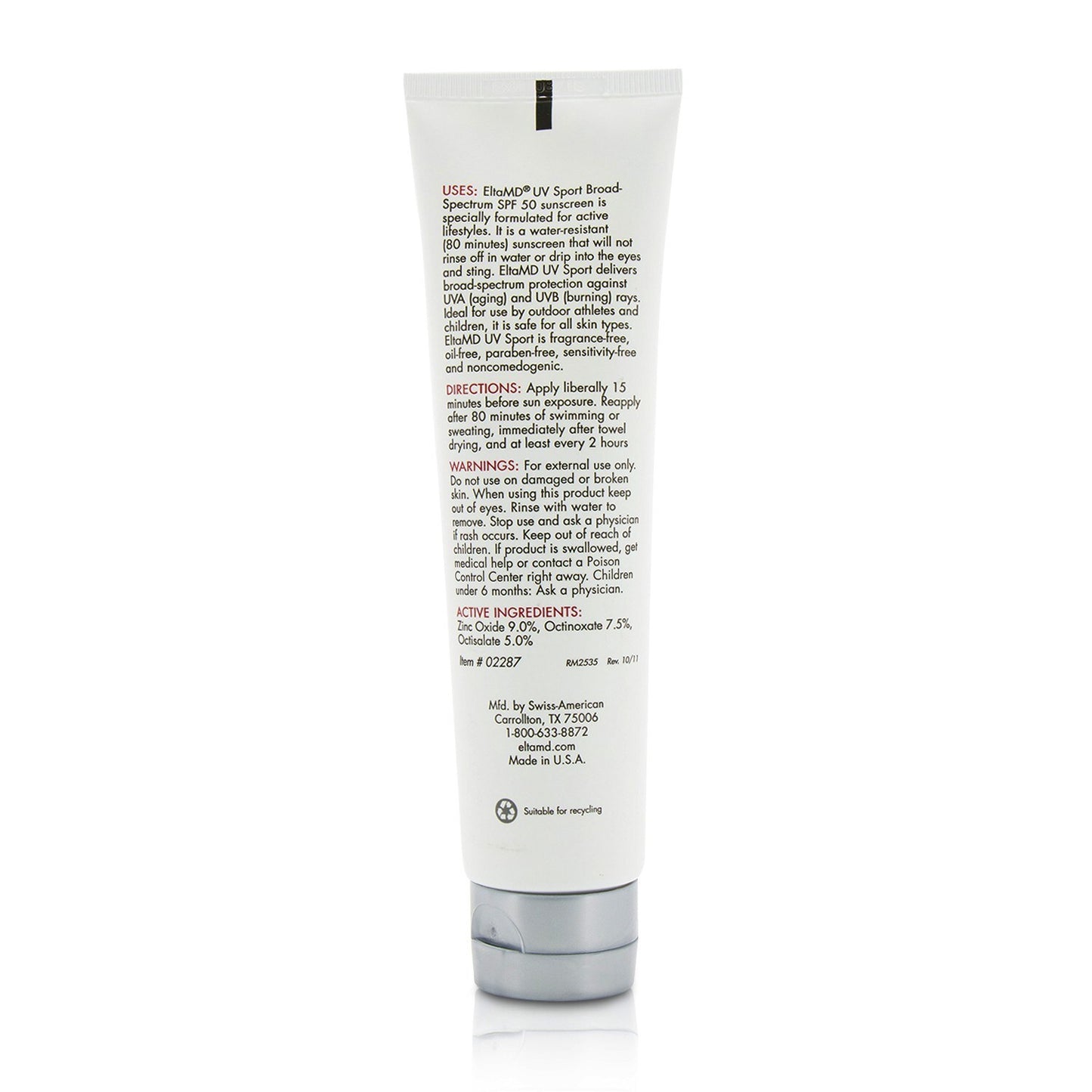 ELTAMD - UV Sport Water-Resistant Full-Body Sunscreen SPF 50 2287 85g/3oz