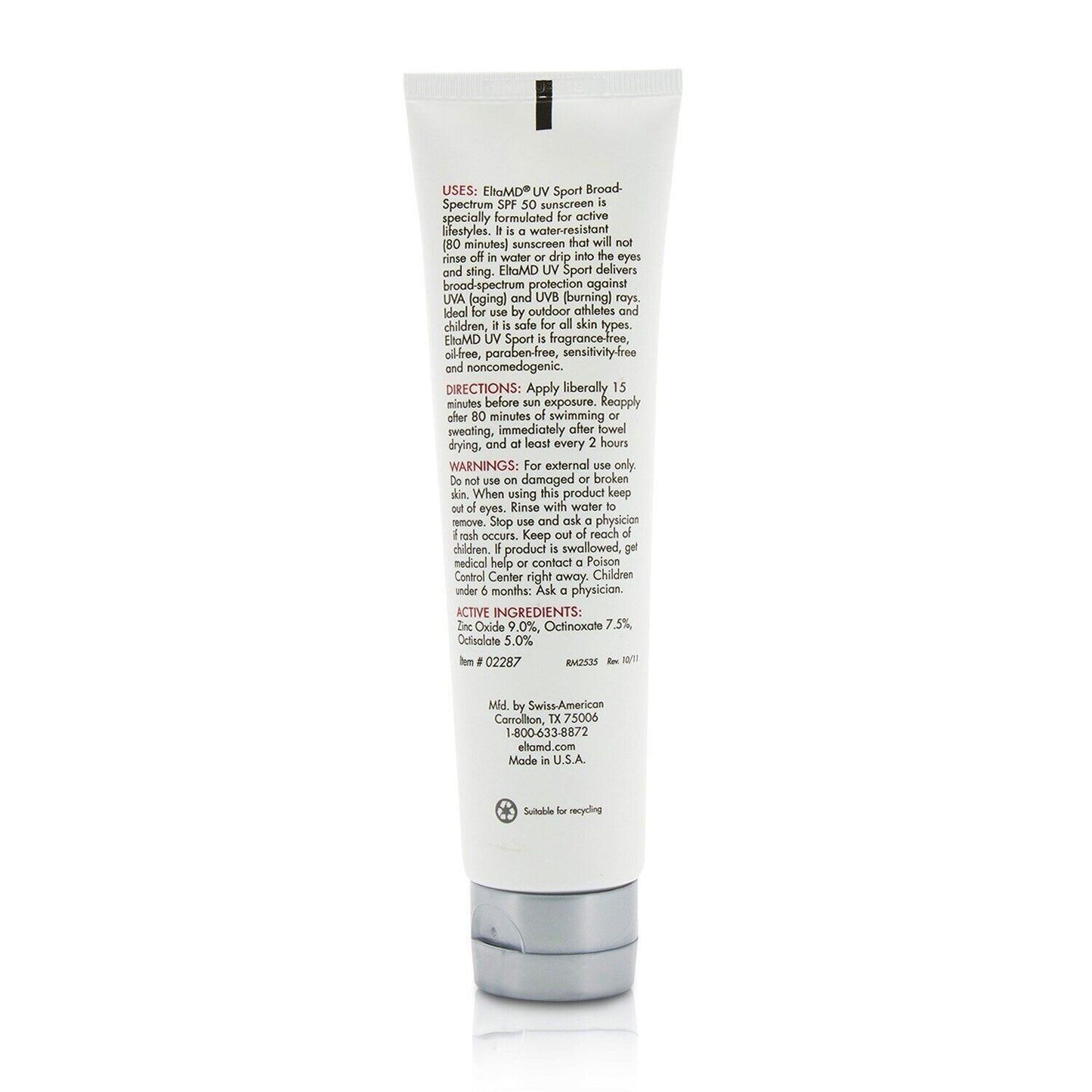 ELTAMD - UV Sport Water-Resistant Full-Body Sunscreen SPF 50 2287 85g/3oz
