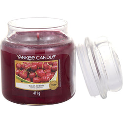 YANKEE CANDLE by Yankee Candle (UNISEX) - BLACK CHERRY SCENTED MEDIUM JAR 14.5 OZ