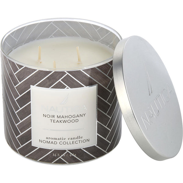 NAUTICA NOIR MAHOGANY TEAKWOOD by Nautica (WOMEN) - CANDLE 14.5 OZ