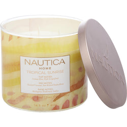 NAUTICA TROPICAL SUNRISE by Nautica (WOMEN) - CANDLE 14.5 OZ