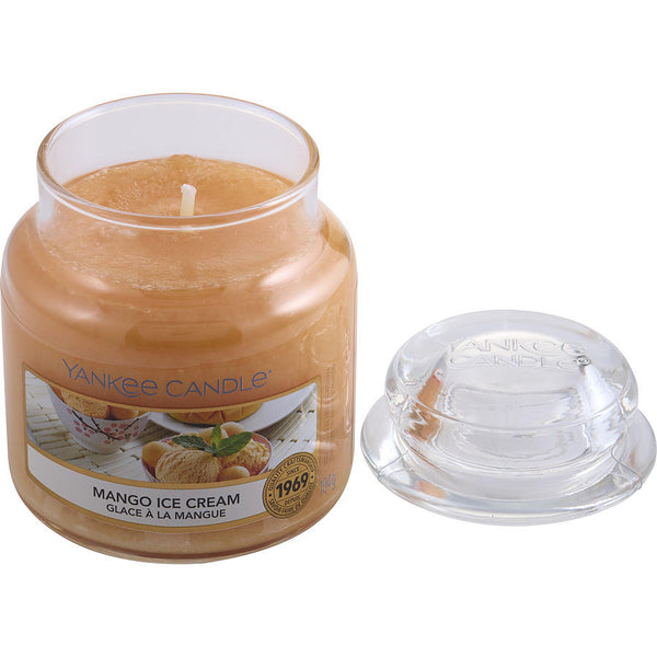 YANKEE CANDLE by Yankee Candle (UNISEX) - MANGO ICE CREAM SCENTED SMALL JAR 3.6 OZ