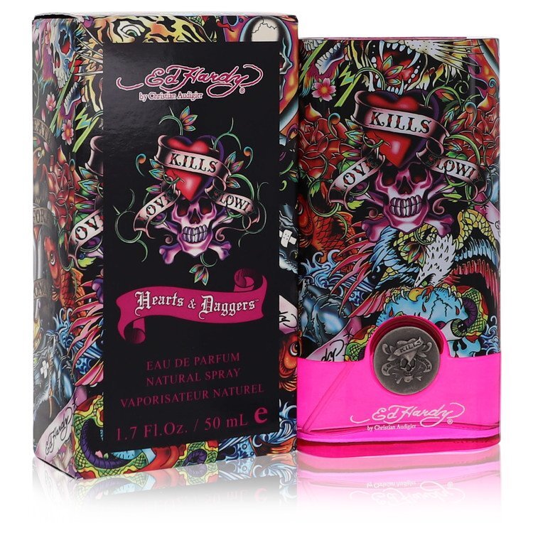 Ed Hardy Hearts & Daggers by Christian Audigier Eau De Parfum Spray 1.7 oz (Women)