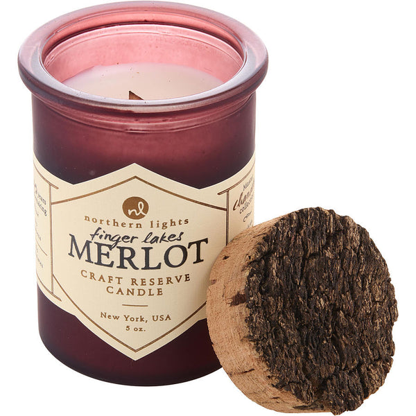 RESERVE SPIRIT FINGER LAKES MERLOT by Northern Lights (UNISEX) - SPIRIT JAR CANDLE - 5 OZ. BURNS APPROX. 35 HRS.