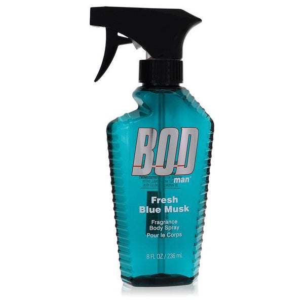 Bod Man Fresh Blue Musk by Parfums De Coeur Body Spray 8 oz (Men)