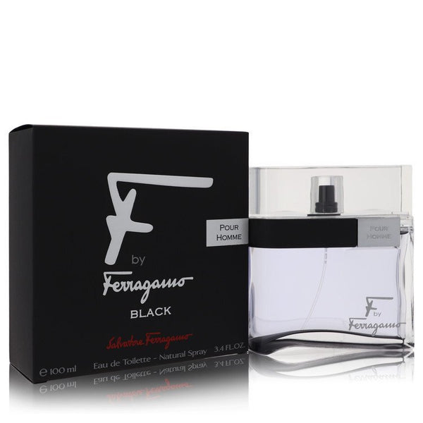 F Black by Salvatore Ferragamo Eau De Toilette Spray 1.7 oz (Men)