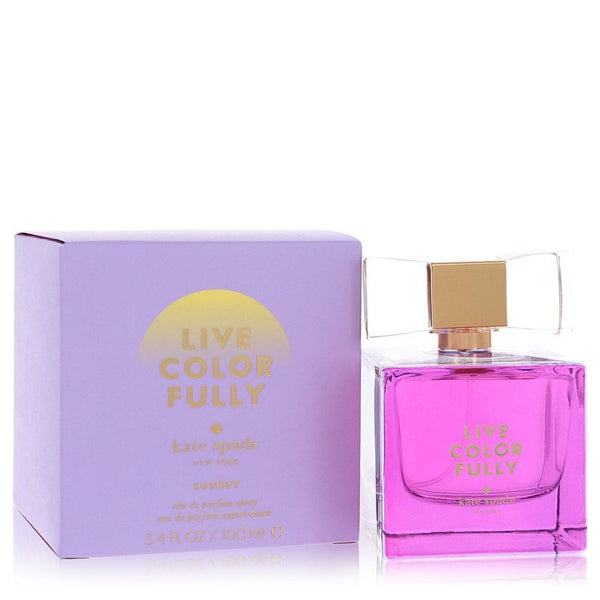 Live Colorfully Sunset by Kate Spade Eau De Parfum Spray 3.4 oz (Women)