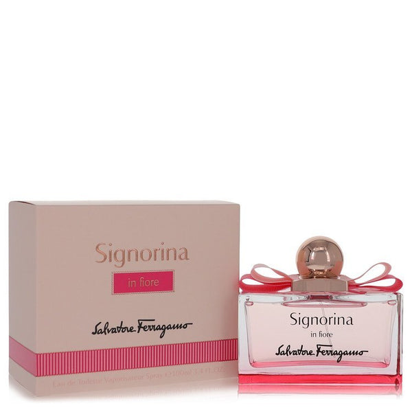 Signorina In Fiore by Salvatore Ferragamo Eau De Toilette Spray 3.4 oz (Women)