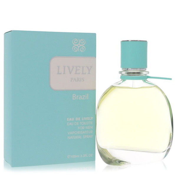 Eau De Lively Brazil by Parfums Lively Eau De Toilette Spray 3.3 oz (Men)