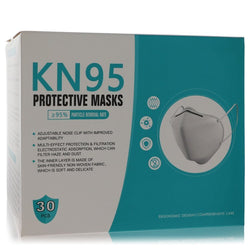 Kn95 Mask by Kn95 Thirty (30) KN95 Masks Adjustable Nose Clip Soft non-woven fabric FDA and CE Approved (Unisex) 1 size (Women)