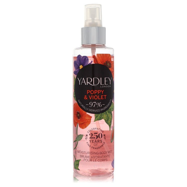 Yardley Poppy & Violet by Yardley London Body Mist 6.8 oz (Women)