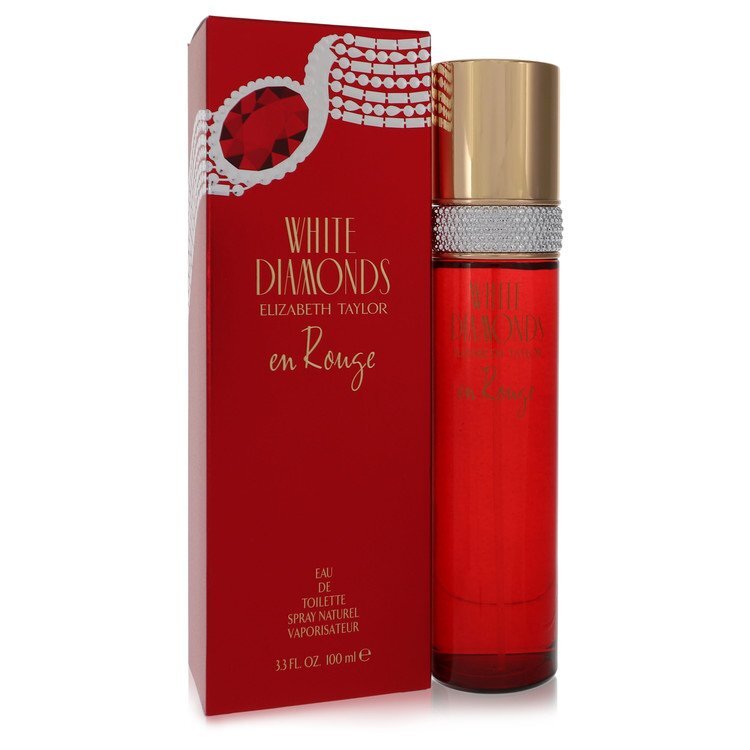 White Diamonds En Rouge by Elizabeth Taylor Eau De Toilette Spray 3.3 oz (Women)