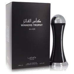 Lattafa Pride Winners Trophy Silver by Lattafa Eau De Parfum Spray 3.4 oz (Men)