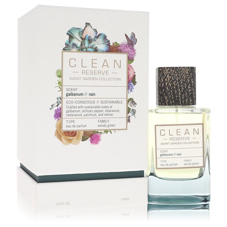 Clean Reserve Galbanum & Rain by Clean Eau De Parfum Spray (Unisex) 3.4 oz (Women)