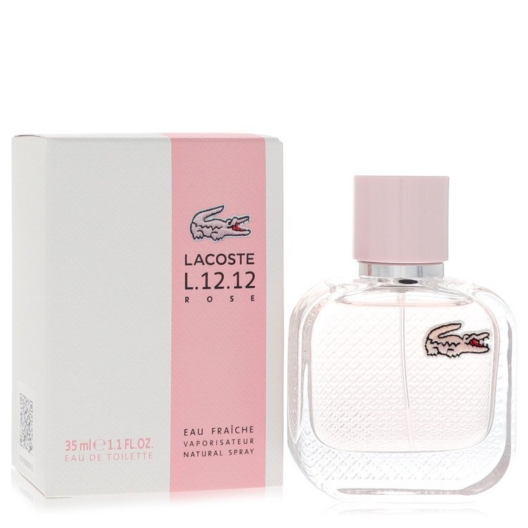 Lacoste Eau De Lacoste L.12.12 Rose Eau Fraiche by Lacoste Eau De Toilette Spray 1.1 oz (Women)