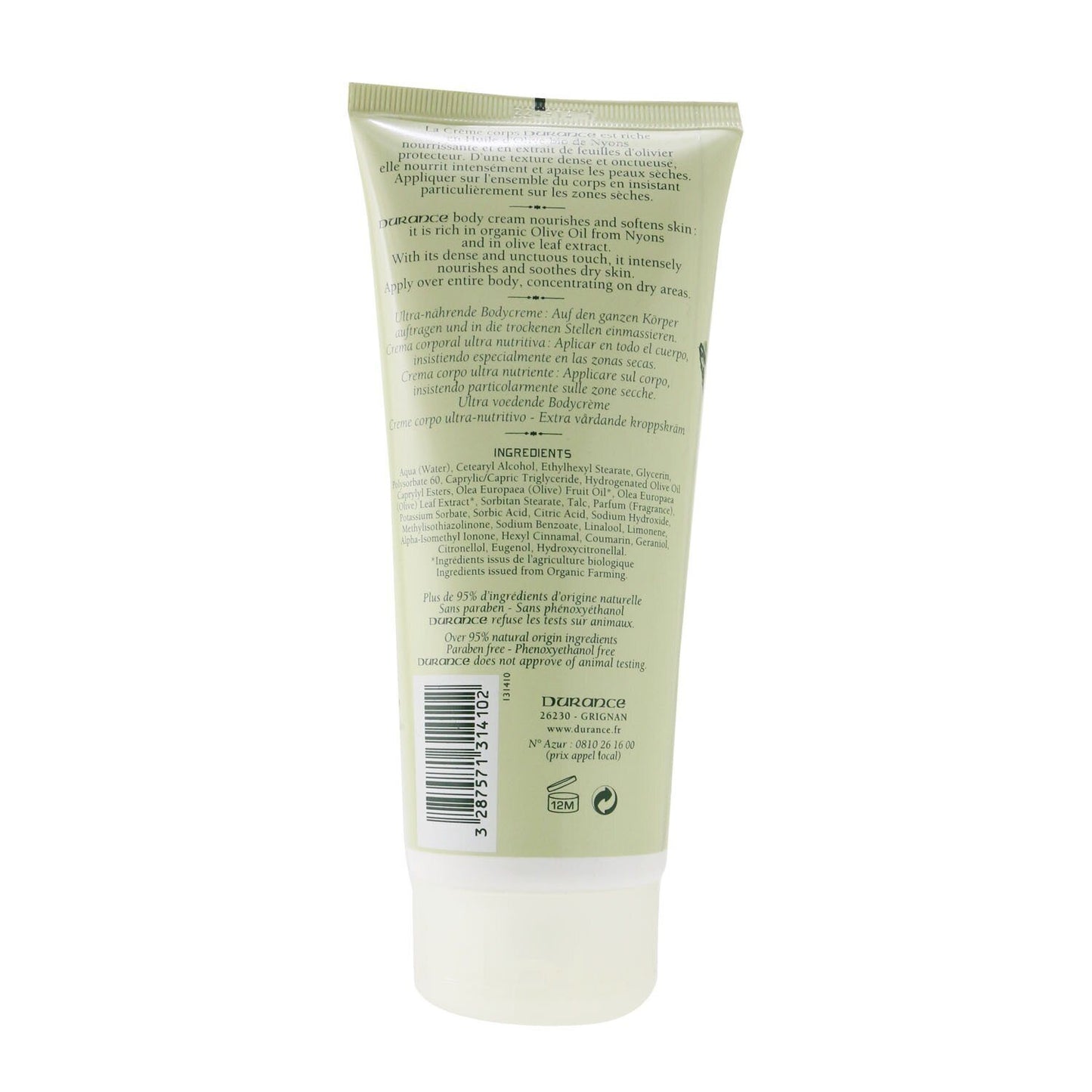 DURANCE - Super Nourishing Body Cream with Olive Leaf Extract 131410 200ml/6.7oz